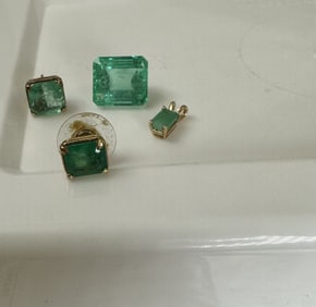 4pc Colombian Emeralds