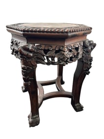 Antique Chinese Garden Seat or Plant Stand