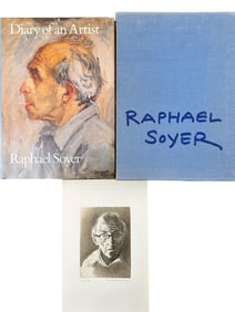 Raphael Soyer "Diary of an Artist" Book Signed