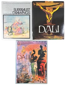 3pc Books Salvador Dali