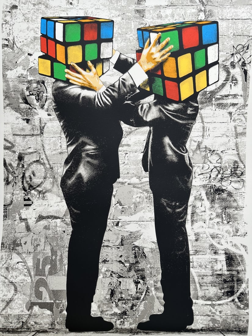 Hijack LE Screen Print "Puzzled" #31/50 w Seal (1 of 6)