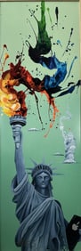 Kre8 Kre 8 LE Giclee Hand Embellished "Liberated"