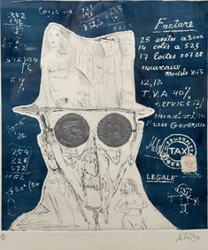 Zwi Milshtein Etching "La Fracture"