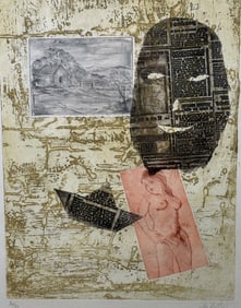 Zwi Milshtein Color Etching "Les artes Pos Tales"