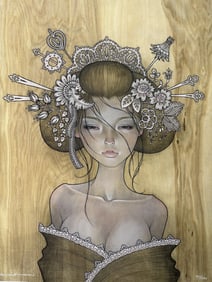 Audrey Kawasaki LE Giclee "Yuuwaku"