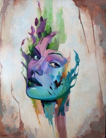 Steven Lopez Original "Mosaic" Oil on Canvas