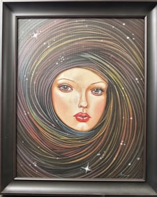 Audrey Pongracz "Event Horizon" Original Oil on