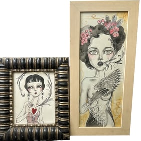 2pc Sandi Calistro Originals "Hawk & Gratitude"