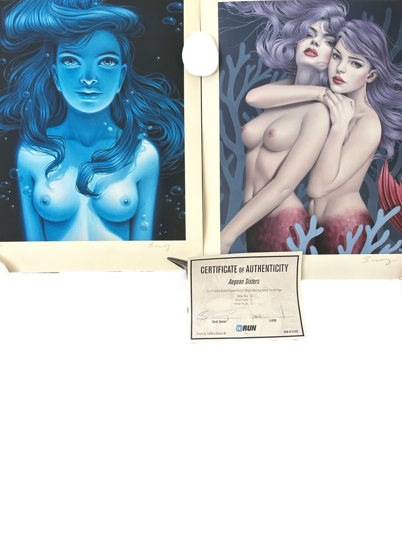 2pc Sarah Joncas LE Giclee Nudes (1 of 17)