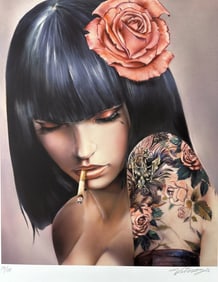 Brian Viveros "Violet" LE Giclee