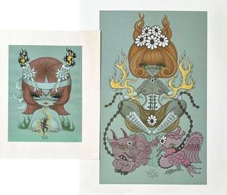 2pc Junko Mizuno LE Giclees