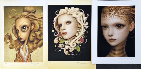 3pc Naoto Hattori LE Giclees