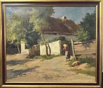 Antq Gyula Julius Zorkoczy (Hungary 1873-1932) Oil