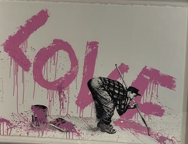 Mr. Brainwash "All You Need Is Love" Pink LE