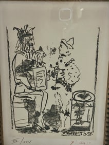 Pablo Picasso "Les Saltimbanques" 1958 COA