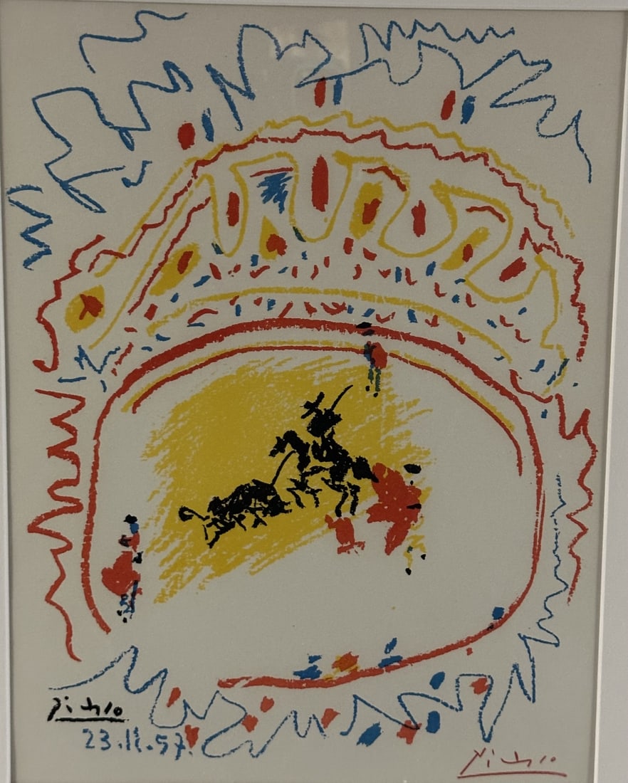 Pablo Picasso "La Petite Corrida" Signed COA (1 of 6)