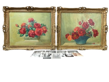 2pc Joseph J. Hollenbeck Originals With Photos