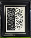 Pierre Matisse "Two Sides of the Same" Lino Cut