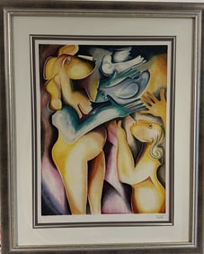 Alexandra Nechita "Let Peace Set You Free" Litho
