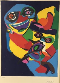Karel Appel (Dutch) LE Lithograph #13/100 Signed