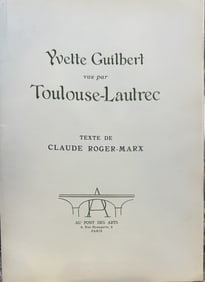 7pc Yvette Guilbert vue par Toulouse-Loutrec