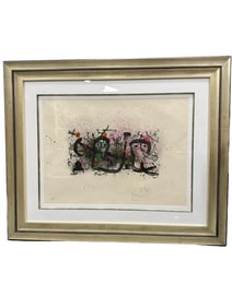 Joan Miro "Ma de Proverbis" # H.C., 1970