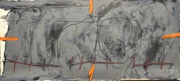 Antoni Tapies "Derriere le Miroir No 168" Litho