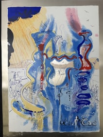 Salvador Dali "The Chemist" Litho on Sterling