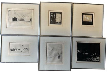 6pc Efraim Fima (Israeli 1914-2006) Lithographs