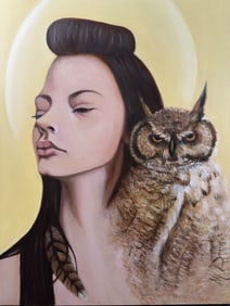 Marie Davis "Sophia" Original Oil on Gessoboard