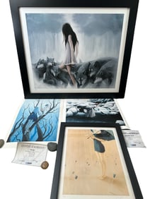 4pc Joey Remmers LE Giclees COAs