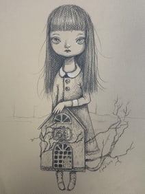 Paulina Gora Original Graphite Sketch Untitled
