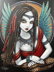 Myka Jelina Original "Zaria" Acrylic on Panel