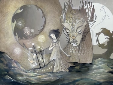 Amy Sol "Water Dragon" Giclee Sealed & COA