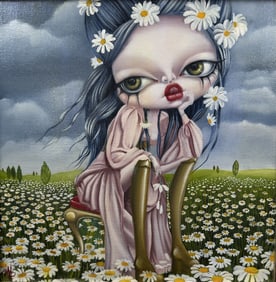 Marie Larkin Original Oil "Field of Dreams"