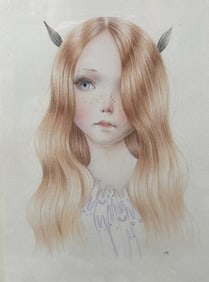 Ania Tomicka Original Colored Pencil on Paper