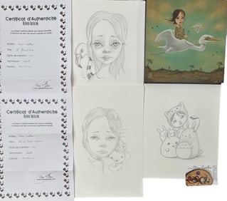 4pc Olivier Castillon Originals COAs