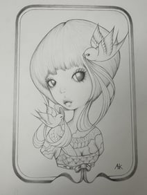 Anarkitty - Emma Geary Graphite "Mirror Mirror"