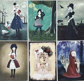 6pc Tanya Mayers Prints