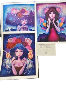 3pc Jeremiah Ketner Giclee Print Set 1/10 COA