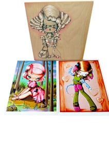 3pc Pinky Toast (1) Original (2) Prints