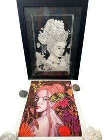2pc Sarah Joncas Original & LE Giclee COA