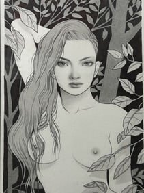 Sarah Joncas Original Graphite and Ink 2015