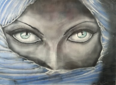 Lg Gary Iles G'Iles Original "Hidden Beauty"