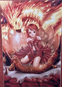 Garun Wattanawessako "Angel of Fire" Signed 20x30