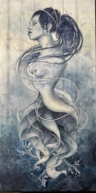 Kelly McKernan Original "Lachryma" Watercolor