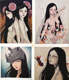 4pc Josephine Kahng LE Giclees
