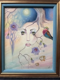 BK Lusk "Spirit of the Forest" Oil on Canvas