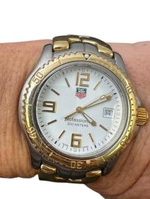 Tag Heuer Professional 200 Meters Watch 18kt