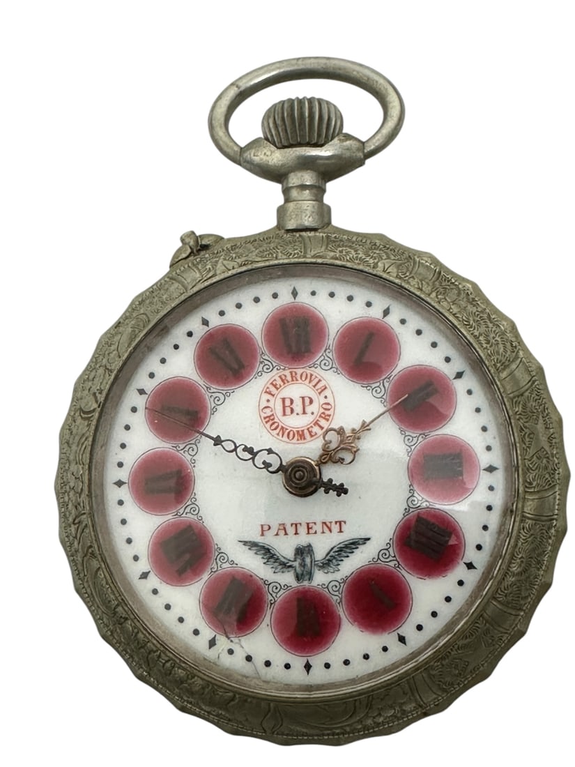 Antq Ferrovia BP Cronometro Patent Pocket Watch (1 of 14)